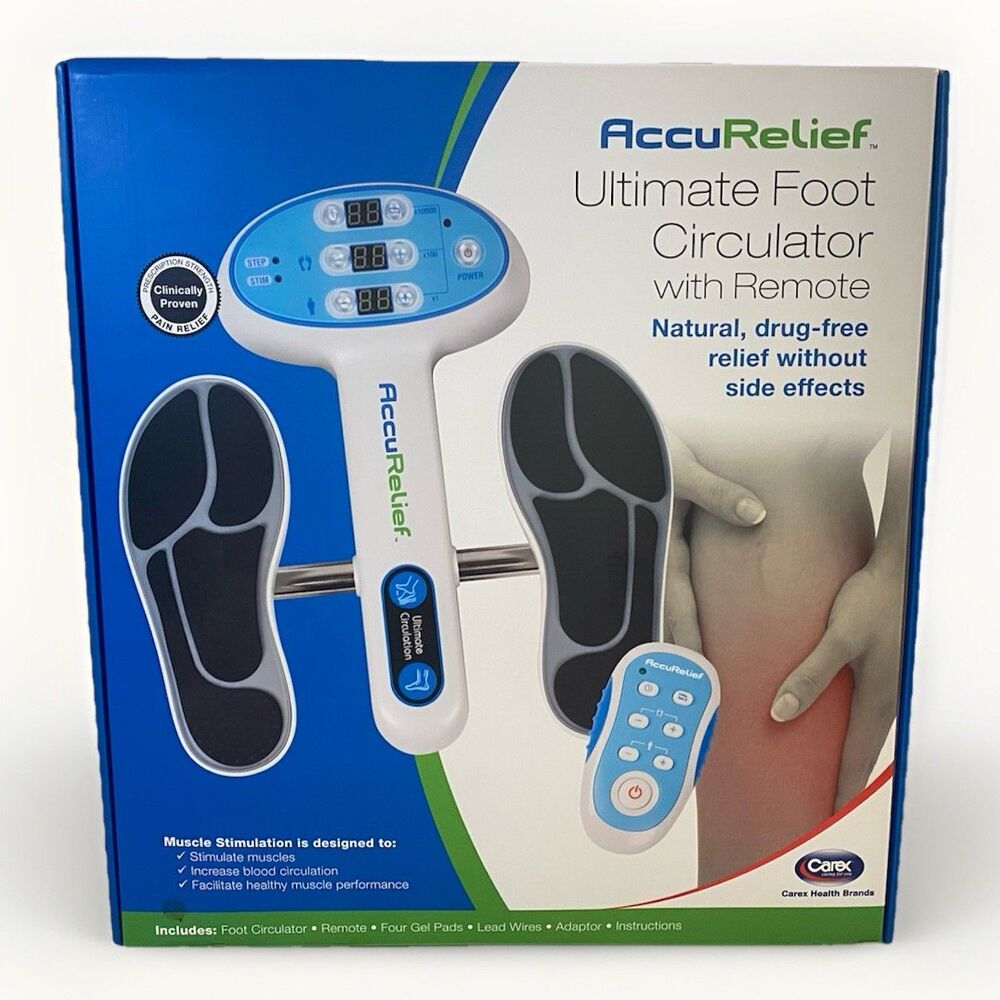 AccuRelief Ultimate Foot Circulator with Remote ACRL-5500 iOpen Box